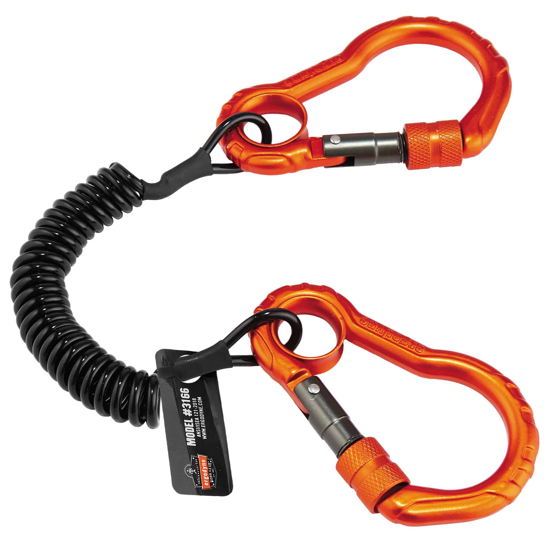 ERGODYNE 3166 Werkzeugsicherung mit 2 Karabinerhaken