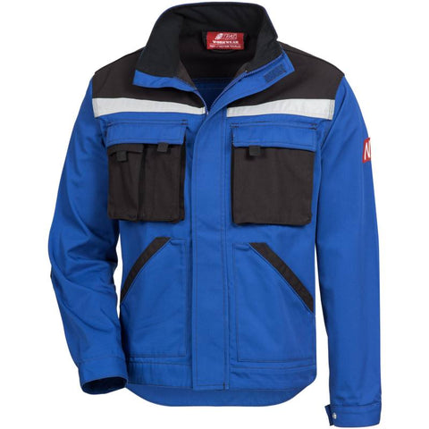 NITRAS Arbeitsjacke Motion Tex Plus blau / schwarz