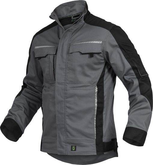 Bundjacke Flexline grau / schwarz