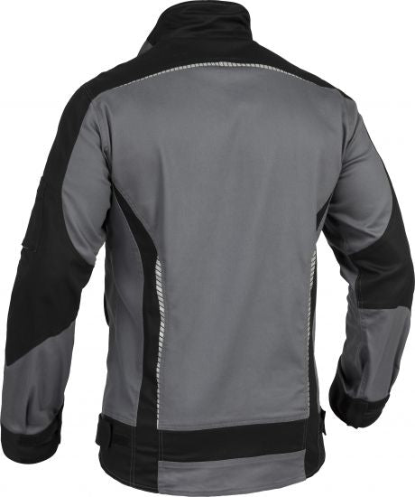 Bundjacke Flexline grau / schwarz