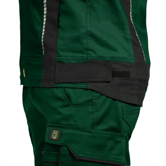 Bundjacke Flexline grün / schwarz