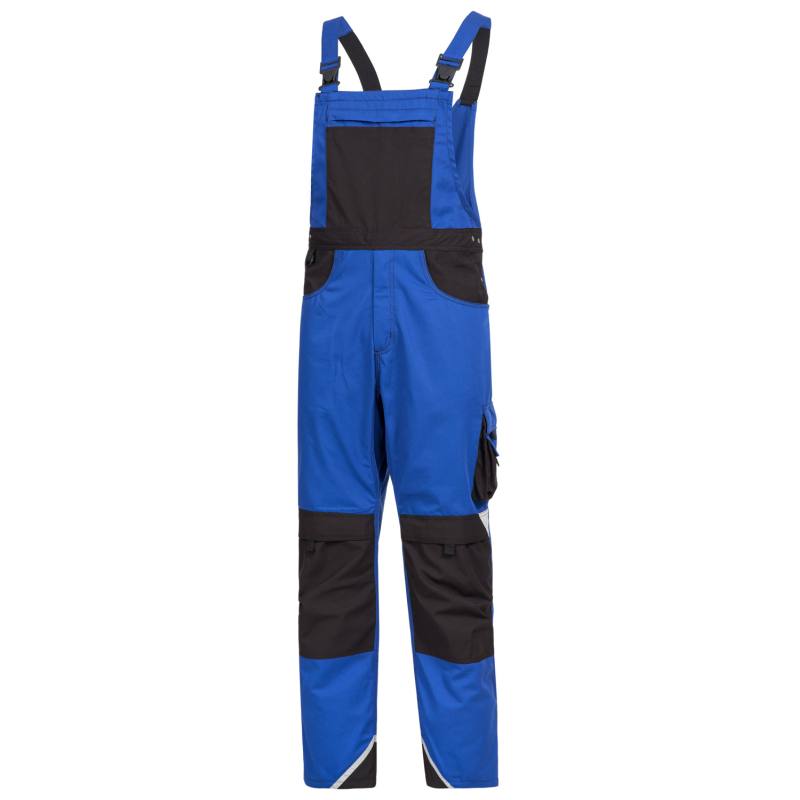 NITRAS Latzhose Motion Tex Plus blau / schwarz