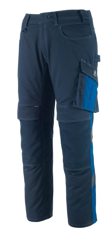 MASCOT Bundhose Mannheim schwarzblau / kornblau