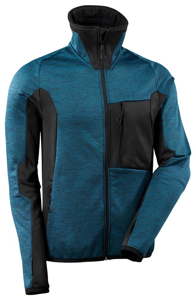 MASCOT Fleece Pullover Advanced dunkelpetroleum / schwarz