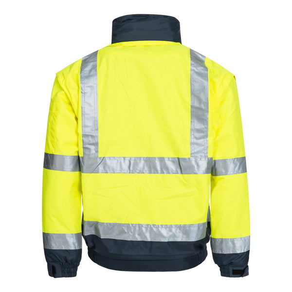 NITRAS Warnschutz Pilotenjacke Motion Tex Viz Plus gelb