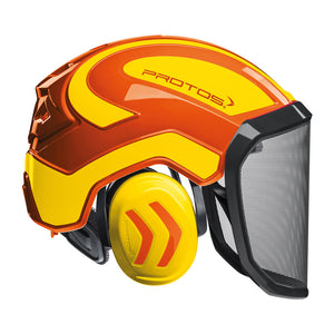 Schutzhelm Protos Integral Forest orange/gelb