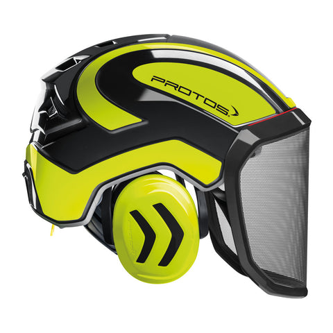 Schutzhelm Protos Integral Forest schwarz/gelb