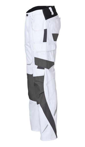Bundhose Pulsschlag  weiß/anthrazit