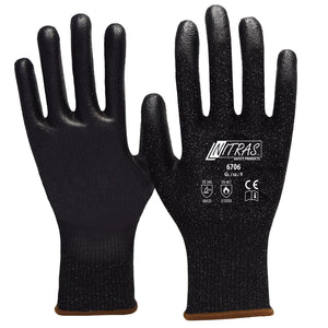 Schnittschutzhandschuhe Cut 4 schwarz (12 Paar)