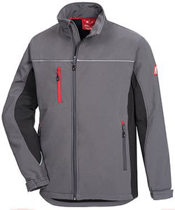 NITRAS Softshell Jacke Motion Tex Light grau / schwarz