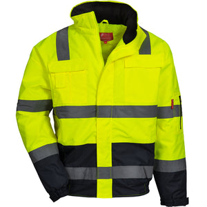 NITRAS Warnschutz Pilotenjacke Motion Tex Viz gelb