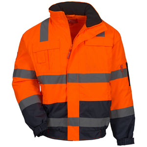 NITRAS Warnschutz Pilotenjacke Motion Tex Viz orange