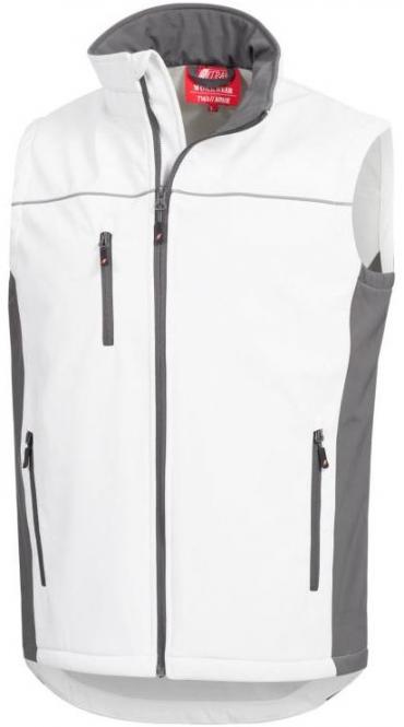 NITRAS Softshell Weste Motion Tex Light weiß / grau